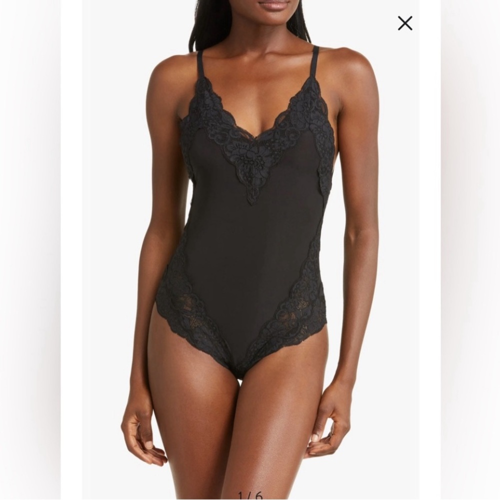NWT Free People x We Are HAH
Back Off Bodysuit in Noir Size Small‎